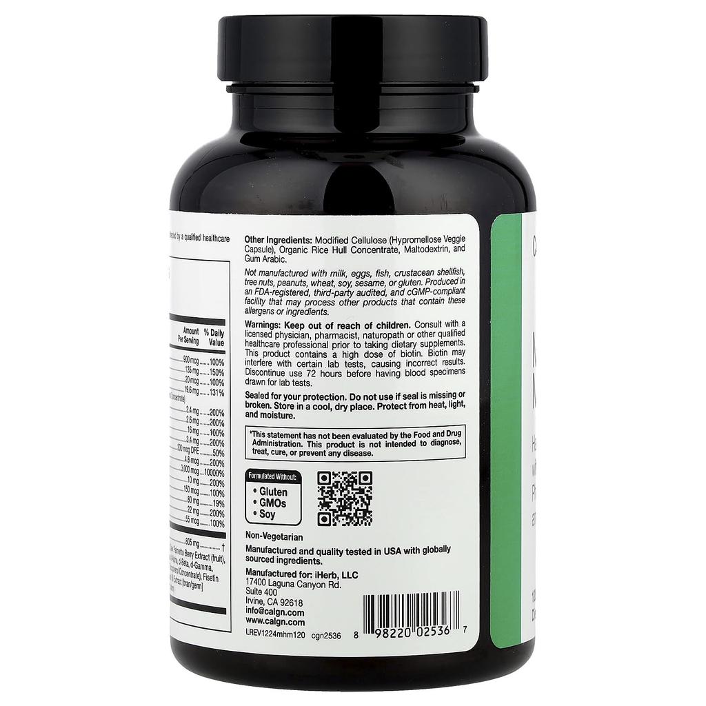 Beauty, Men's Hair Multivitamin, Veggie Capsules 120