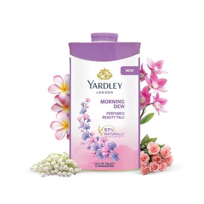 Парфюмированный тальк для красоты Morning Dew 100 г Мягкий Шелковистый Ароматный Тальк для тела Упаковка из 1 шт.