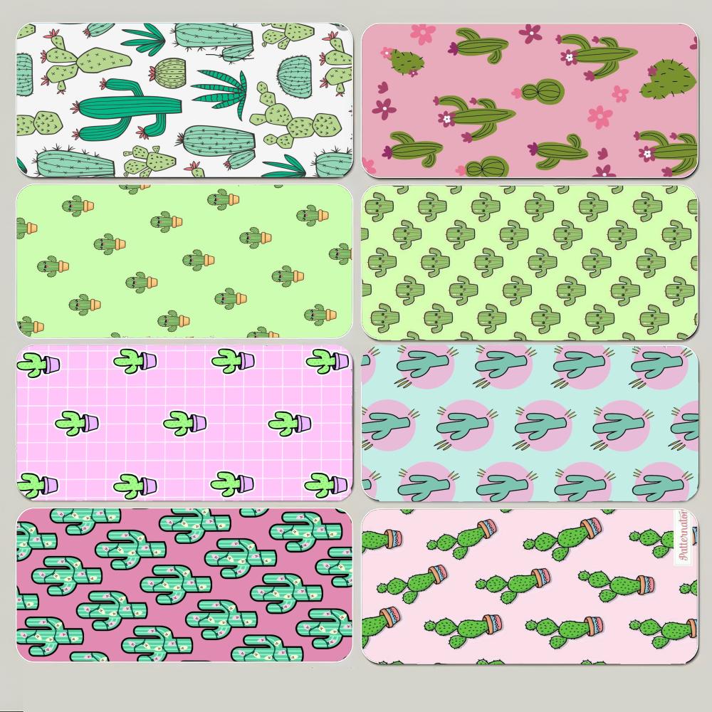 Plant Unique Ccactus Mouse Pad Large Gaming Mousepad With Thick Stitched Edge Nonslip Desk Mat