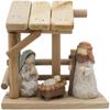People Christmas Manger Camino Crafts Home Decoration Sculpture Decorations Creative Resin Gifts