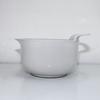 4pcs/set with Pour Spout Mixing Bowl Set with Handle Snacks Basin Salad Bowl  Vegetables