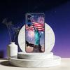Америка США Флаг S-Статуя Свободы Чехол для телефона Для Samsung Galaxy A73,A72,A71,A70,A53,A52,A51,Другие Мягкий Черный Чехол
