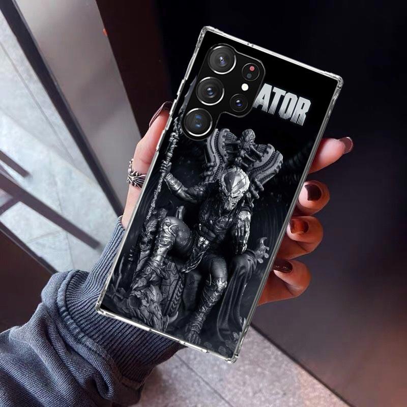 Раскрашенный чехол для телефона Alien Vs Predator для Samsung Galaxy S23 S24 S25 Edge S26 Ultra S22 + S21 Plus S20 FE Cover Силиконовый Принт Sh