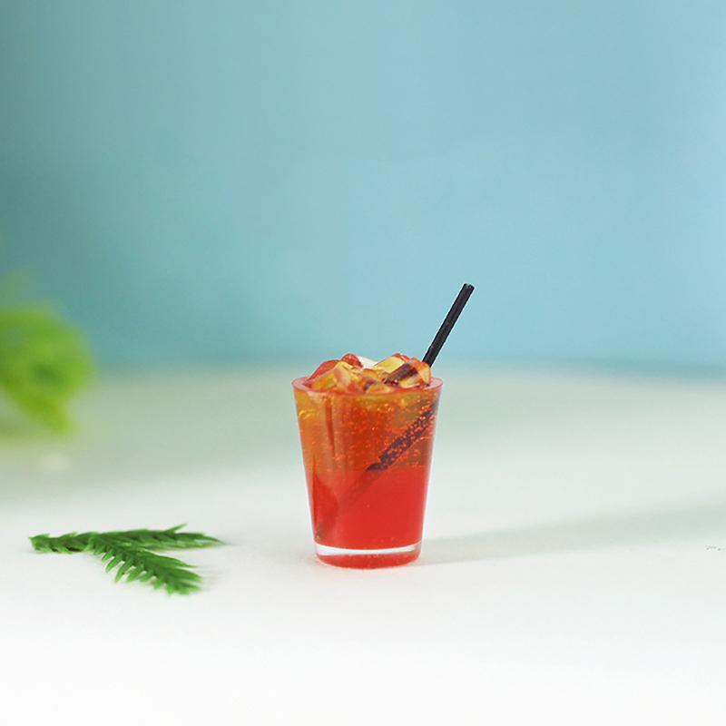 Миниатюрные игрушки, коктейльные напитки, куклы, игрушки, аксессуары для кукольного домика, миниатюрные предметы, подходящие для 1:6/1:12 кухонных украшений кукольного домика