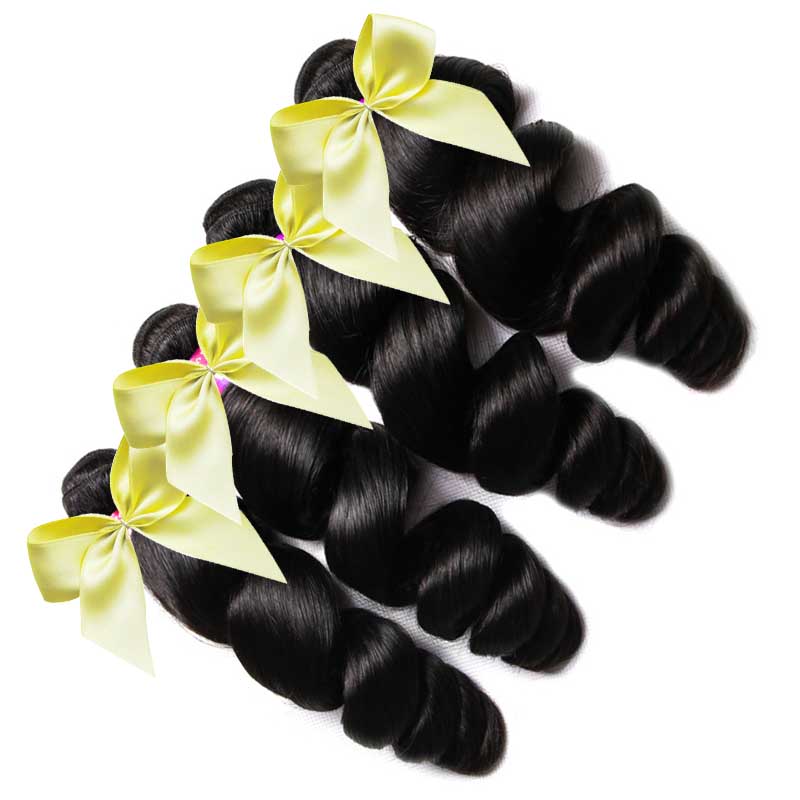 Модные и элегантные 100% натуральные черные человеческие волосы толщиной 10А