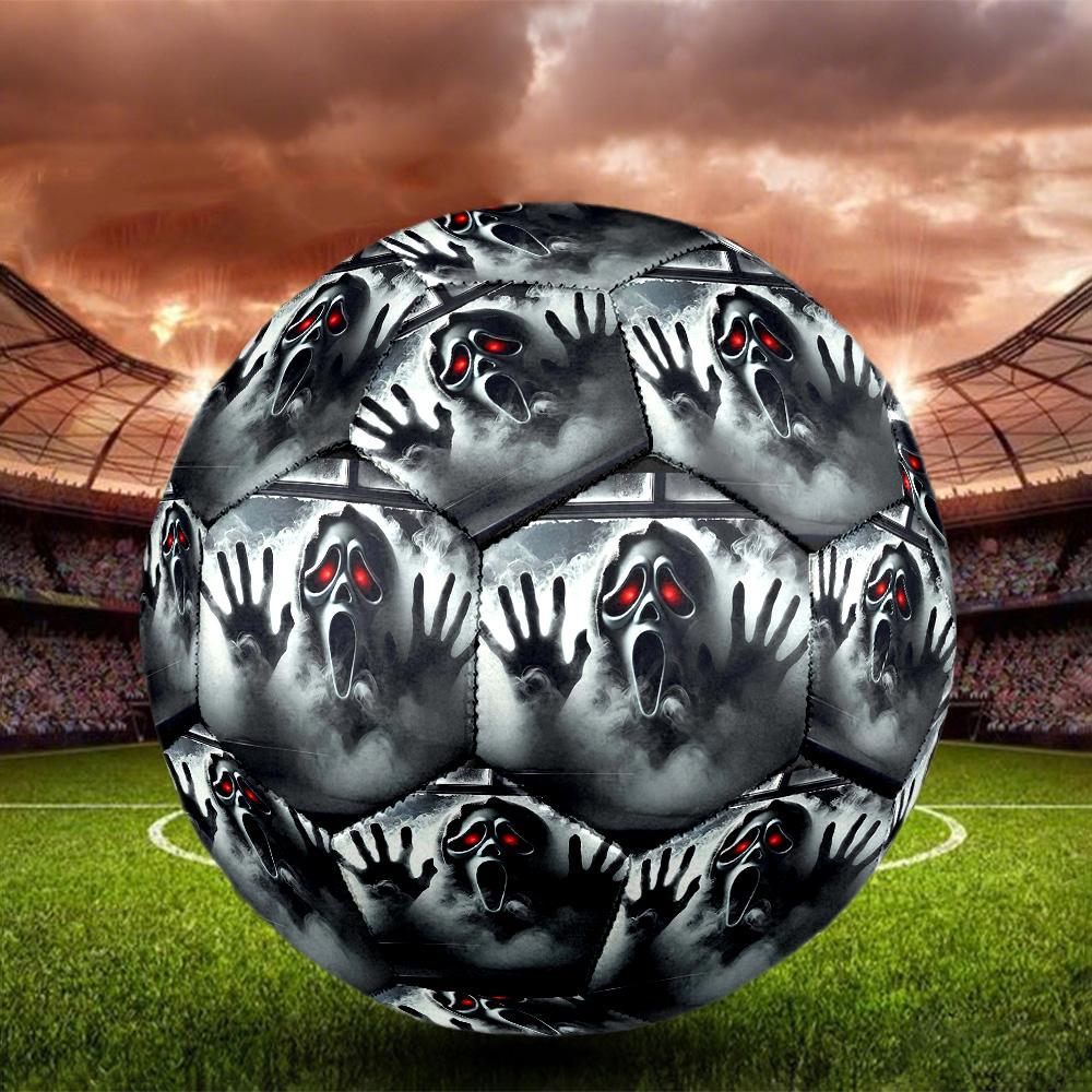 Horror Killer Indoor Soccer Ball Size 5 Colorful All Ages Machine Stitched PVC Competition Ready Durable High-Bounce
