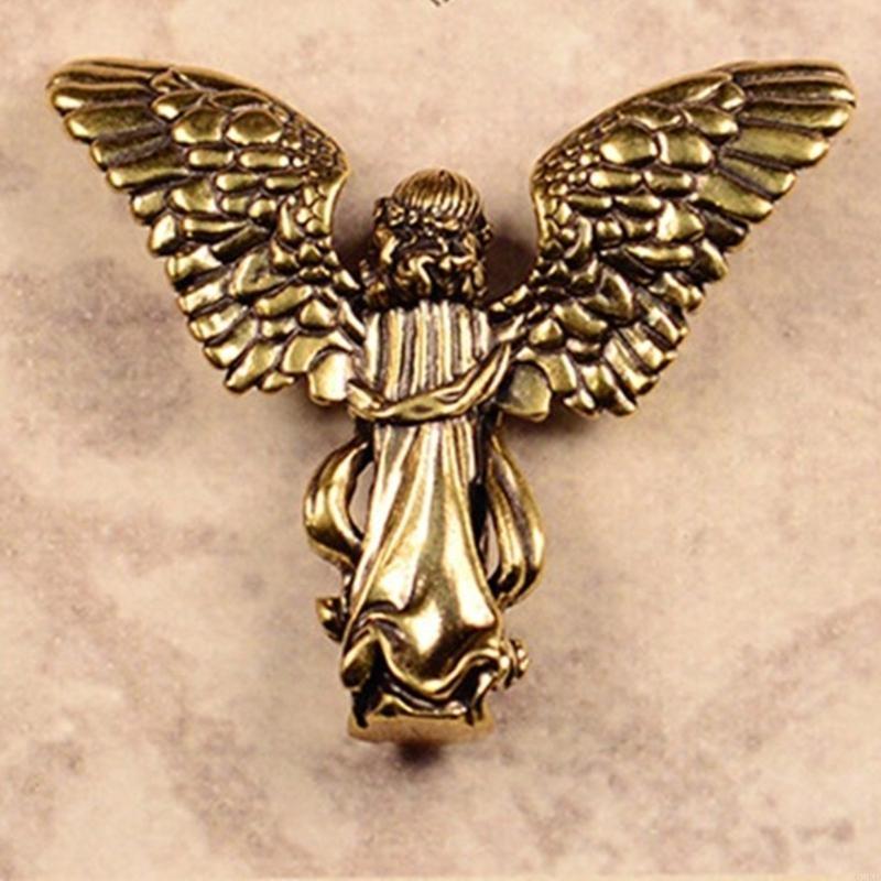 62KD Handmade Brass Figurine Elegant for Home Decoration Brass Statue for Living Room or Office Display Elegant