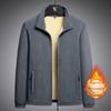 Men's Windproof Fleece Sports Jacket: Autumn Plus Velvet, Polar Fleece Liner