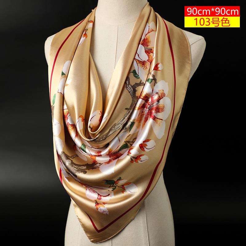 Fashion Women Scarves Square Neckerchief Hijab Scarves KTY