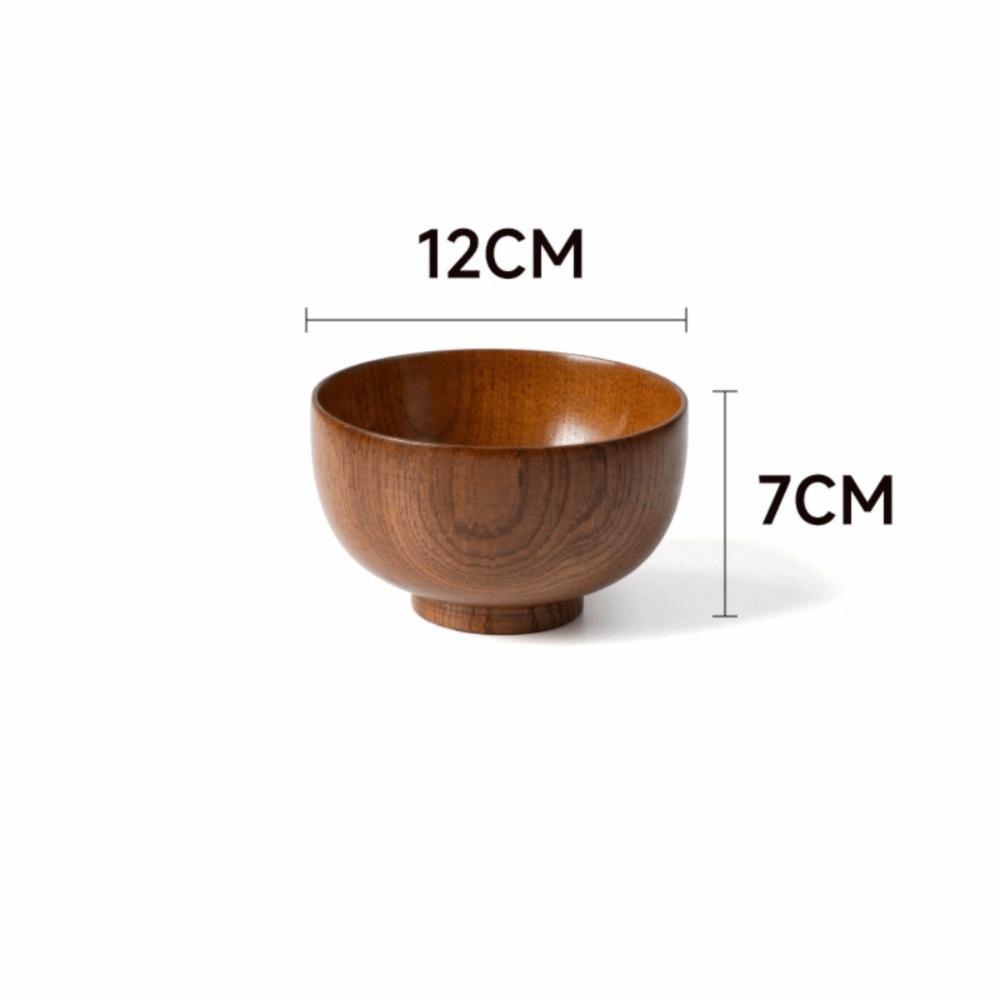 Japanese Style Wooden Bowls Handmade Crafts Wooden Utensils New Food Containers Tableware