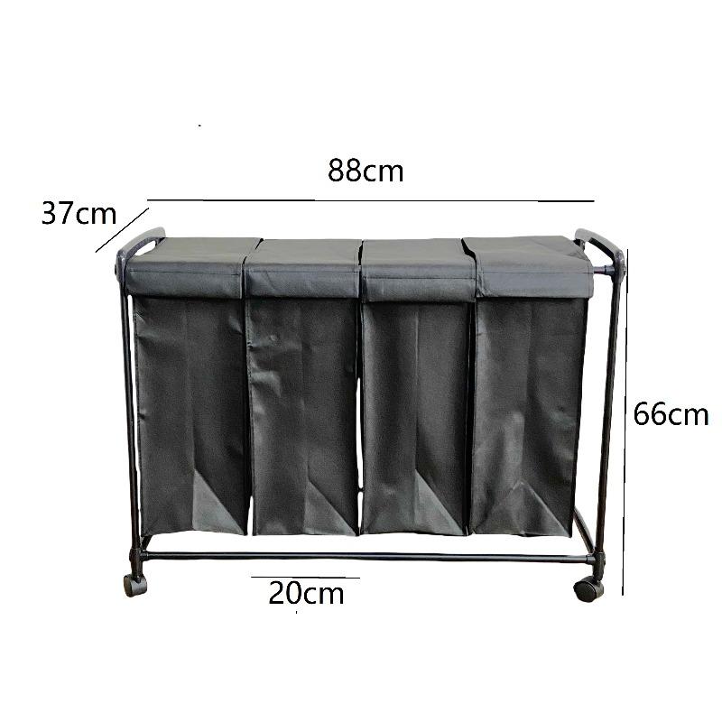 Корзина для белья в ванную комнату Съемные корзины для одежды Бытовые С колесиками Корзины для хранения Многофункциональные Органайзеры для грязной ткани