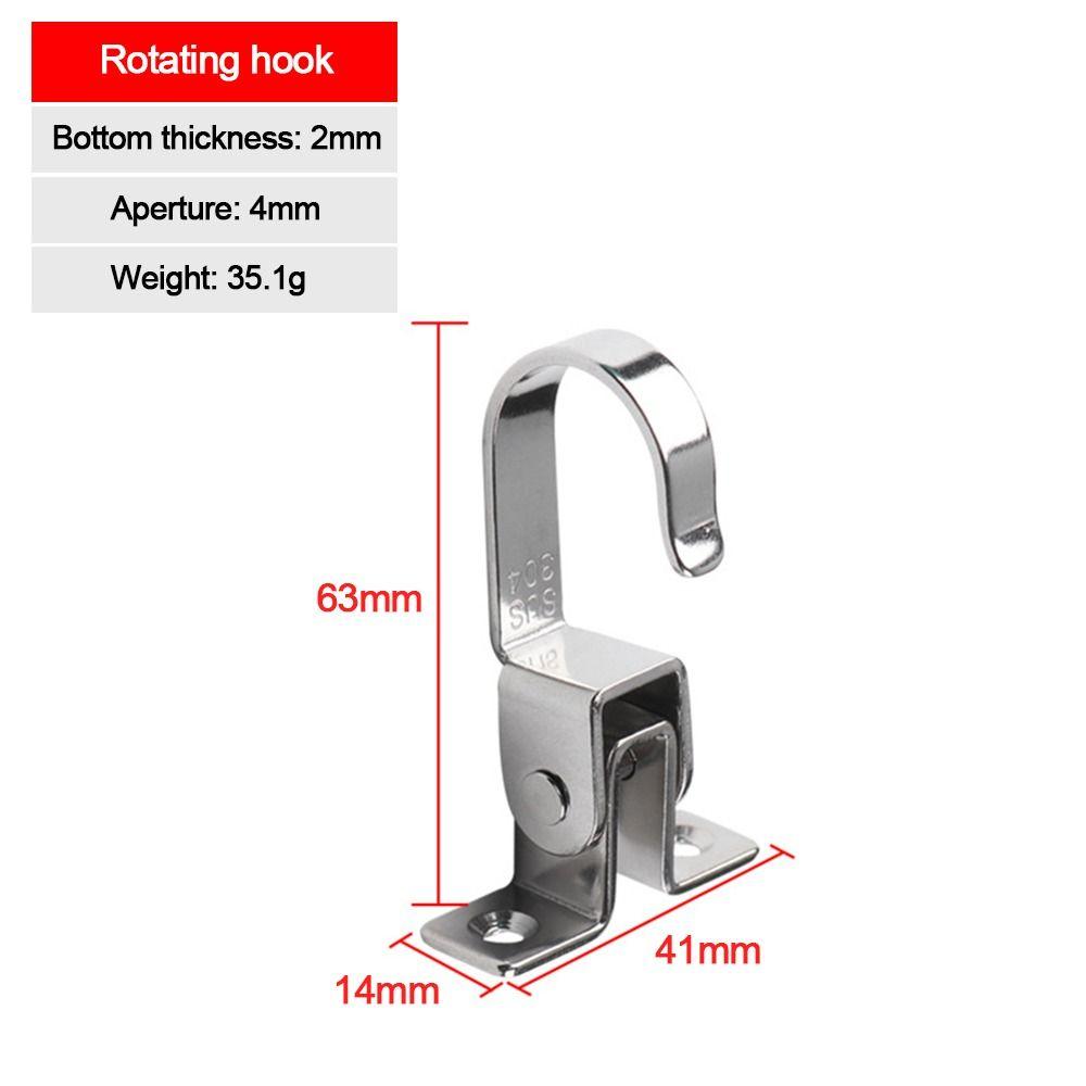1Pcs U/J-Shaped Wall Hook Plate Deck Door Buckle New Ceiling Mount Hanger  for Fan Lamp