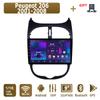 Android Car Radio For Peugeot 206 2001-2008 Мультимедийный проигрыватель Головное устройство Стерео GPS Навигация BT WIFI 1+16 ГБ