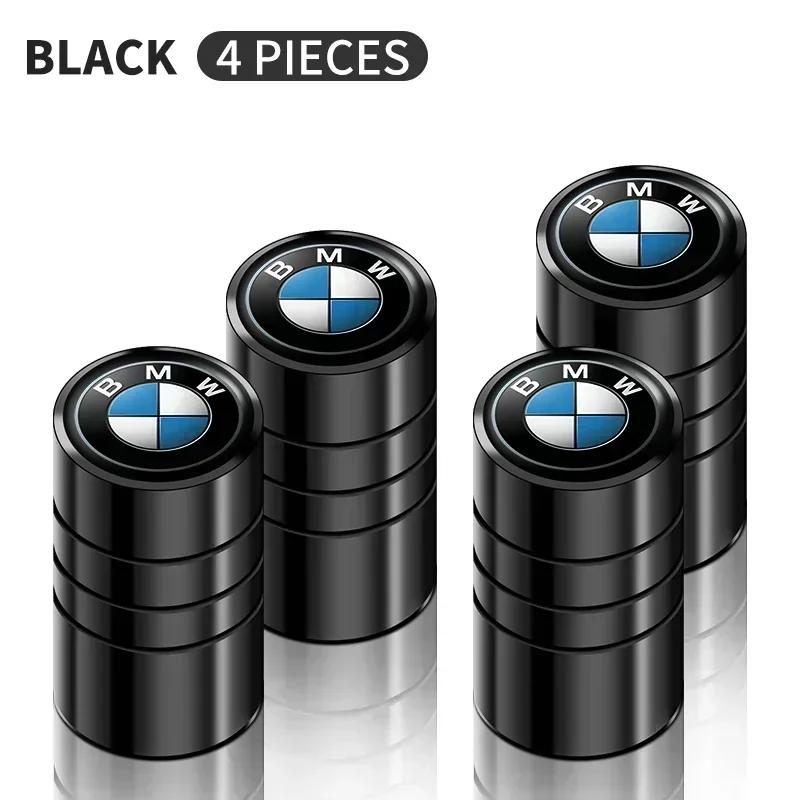BAGU8 4pcs Car Badges Wheel Tire Valve Stem Caps Auto Accessories For BMW M Performance E36 E60 E90 X2 X1 X3 X5 E46 E39 E70 M3 M5 M6