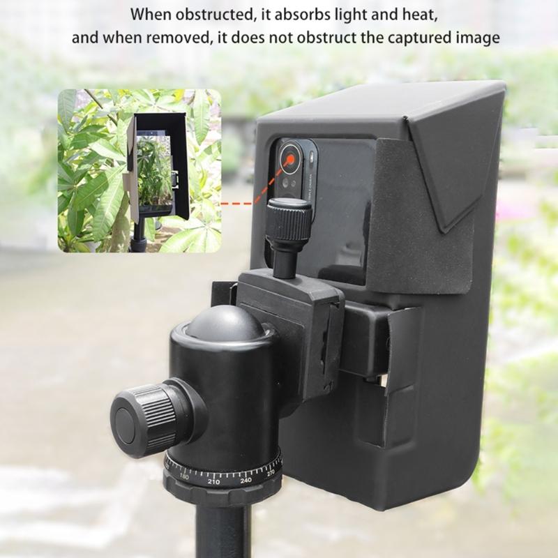 Sunshade Sun Hood Magnetic Foldable Mobile Phone Sunhood Sun Blocking Hood for Phones Portable Antiglare Guard Accessories