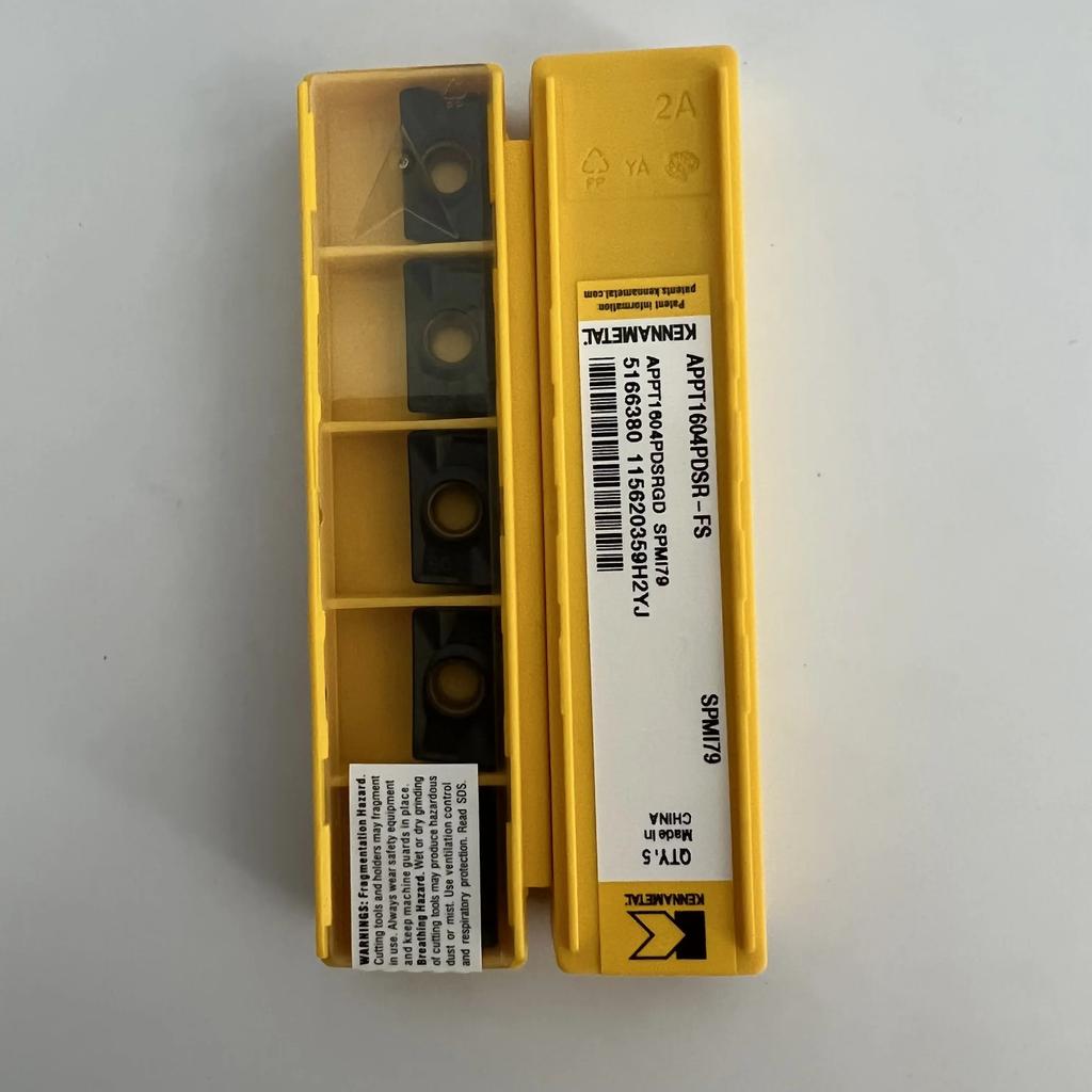 KENNAMETEL / APPT1604PDSR-FS SPMI79 / Original Carbide Blade 10 Pcs