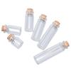 10 Pcs Mini Glass Bottle With Cork Clear Bottle Small Bottle Wedding Decoration