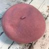 Female Beret Painter's Hat Vintage British Casual Hat Autumn and Winter Wool Bud Versatile Hat