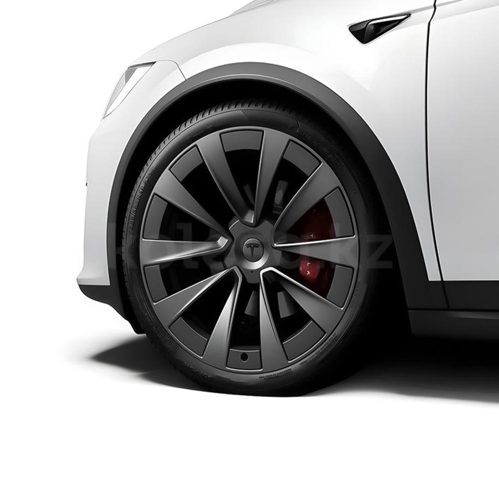 AMW1 22-Inch Car Wheel Center Cover Auto Hub Caps Original Covers for Tesla Model X OEM 1620238-80-A Auto Emblem Badge Accessories