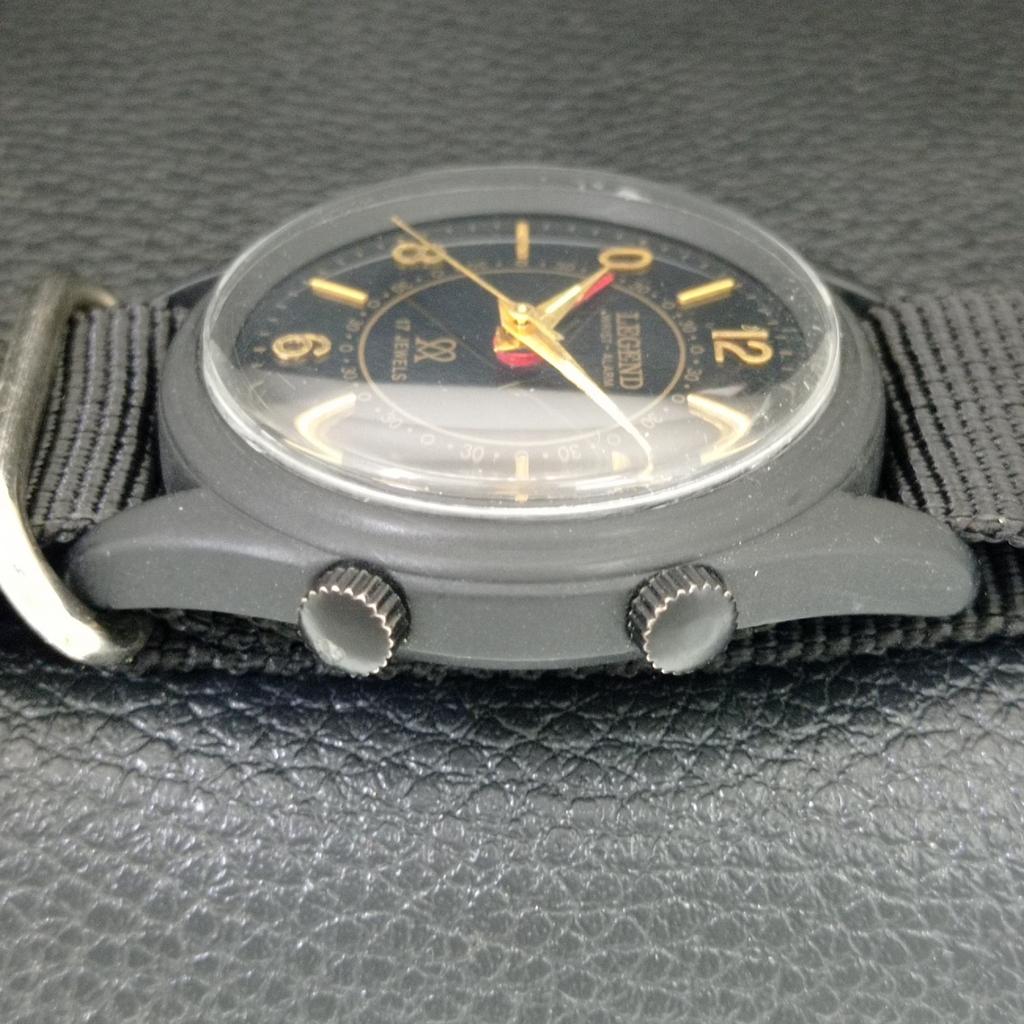 ШВЕЙЦАРСКИЙ ВИНТАЖНЫЙ ЛЕГЕНДАРНЫЙ МУЖСКОЙ МЕХАНИЧЕСКИЙ БУДИЛЬНИК ВОССТАНОВЛЕННЫЙ REF. a707532-1