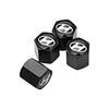 4pcs Car Styling for Hyundai Santa Genesis Tiburon Elantra Accent Sonata I35 I20 I30 Azera Wheel Valve Caps Tire Stem Dust Cover AH4