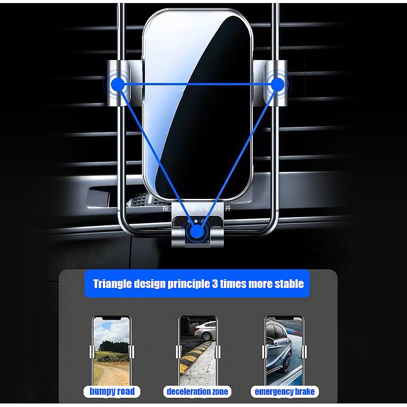 ABS Car Phone Holder 360 Rotation Gravity Auto Grip Bracket For Lexus F SPORT GX460 Ct200h IS250 ES 220D IS200 Fsport GS GX IS AEL1