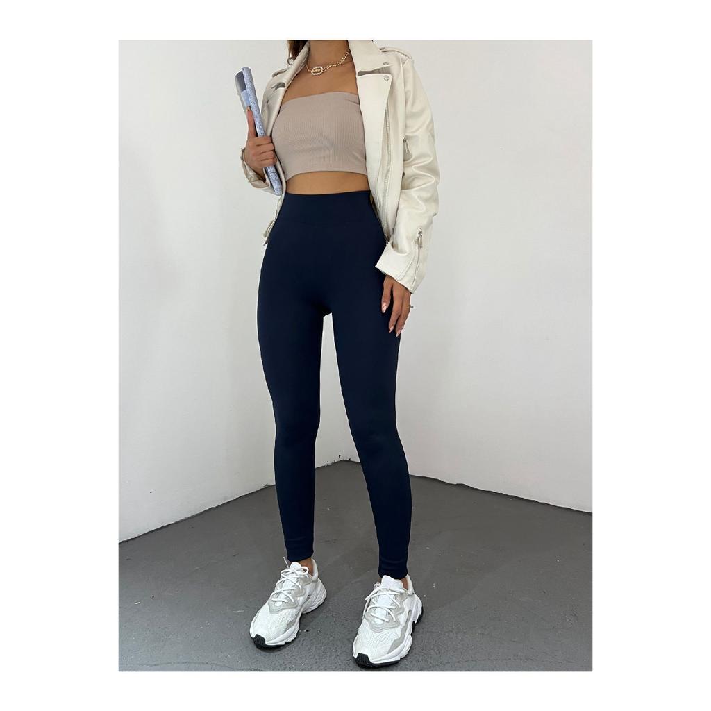 Женские черные зимние теплые стальные трикотажные колготки с корсетом и высокой талией, с флисовой подкладкой, без нижнего белья