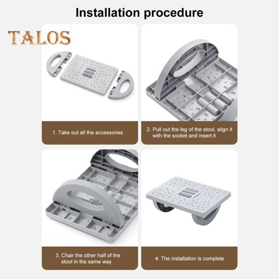Табурет-качалка для ног с массажным роликом для облегчения боли при ахиллите, подошвенном фасциите, качающаяся подставка для ног, домашний офис, подстольный массажный низкий табурет