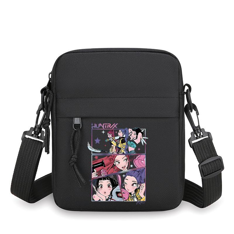 Animation Cartoon Peripheral Simple Multi-Function Portable Mini Square Bag Men'S Casual Shoulder Messenger Bag