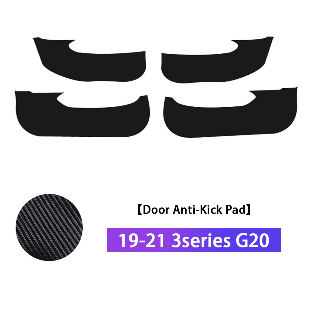 Автомобильный стиль дверные антиударная накладка кожа боковая кромка защитная пленка наклейки для BMW 3 5 серии X3 X4 X5 G01 G20 G30 F30 аксессуары