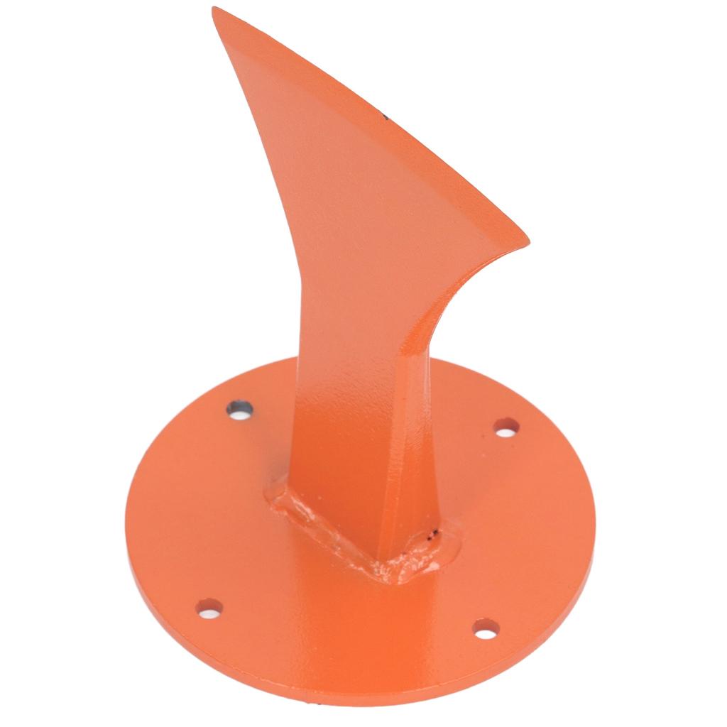Wood Kindling Splitter Forged Steel Manual Log Wood Splitter Wedge for Fireplaces Stoves Orange