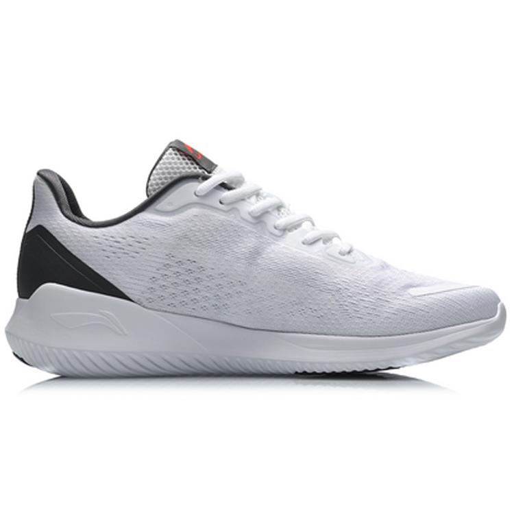 Li Ning Коллекция для бега Амортизация Дышащие Низкие Беговые кроссовки Мужские Стандартные Белые ARHQ111-1