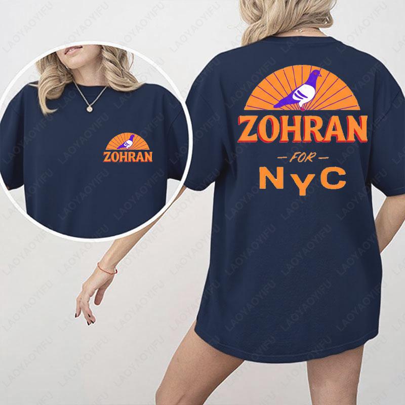 Zohran Mamdani for New York City Cotton Shirt NYCs Mayor 2025 Graphic T Shirts Political Campaign Unisex Tees High Quality Tops