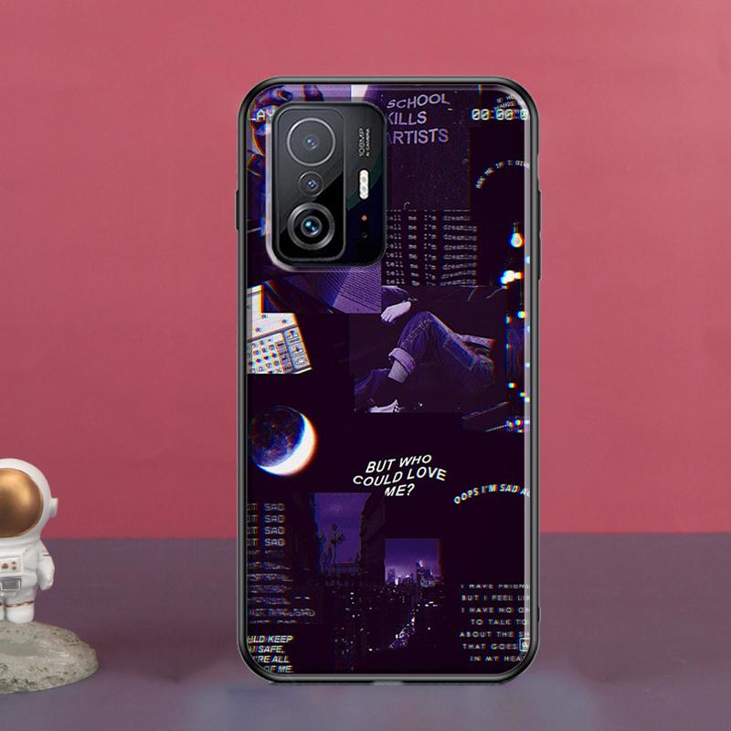 Фиолетовый эстетический чехол для POCO X5 X3 F5 Pro X4 F4 GT M5s C40 F3 для Xiaomi 13 Lite 12 11T 12T Pro 12X