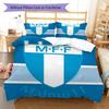 Malmö FF  Pattern Bedding Quilt Set Quilt Cover Pillowcase Home Decoration Birthday Gift (1 * duvet cover + 2 * pillowcase, without core)