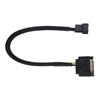 5 шт. SATA 15Pin на 4Pin адаптер питания вентилятора охлаждения кабель-конвертер 22AWG кабель