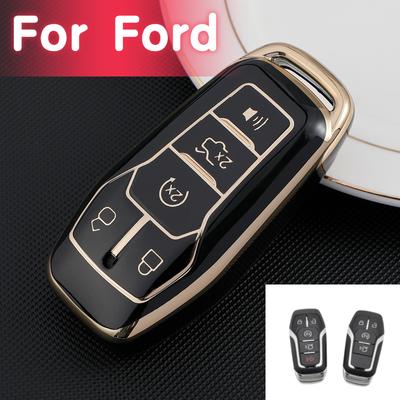 Чехол для ключа для Ford Fusion Mondeo Mustang F-150 Explorer Edge 2015 2016 2017 2018 автомобильный стильный защитный брелок для ключей
