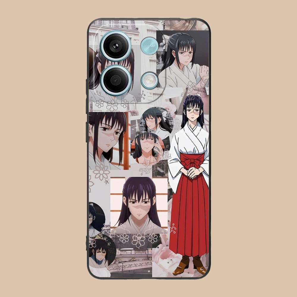 JJK Utahime Iori Матовый ТПУ Чехол для Мобильного Телефона для POCO F8 F7 F6 F5 F4 F3 F2 Pro GT C75 C71 C65 C61 C40 Pro Ultra Цветной Чехол