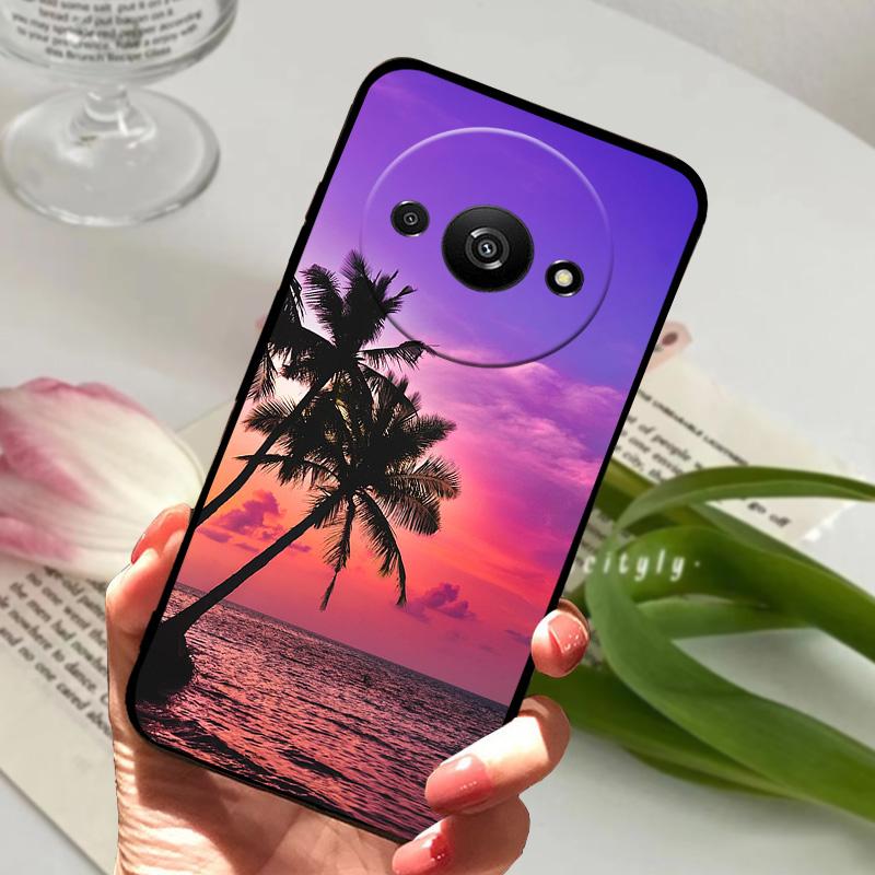 Чехол для Redmi A3 23129RN51X Модный Мягкий Силиконовый ТПУ Защитный Чехол для Телефона Для Xiaomi Redmi A 3 Pro Fundas A3x Бамперы
