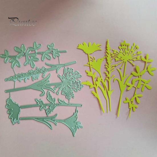 Цветочный лист металлический трафарет DIY скрапбук бумажные карты фото декор трафарет