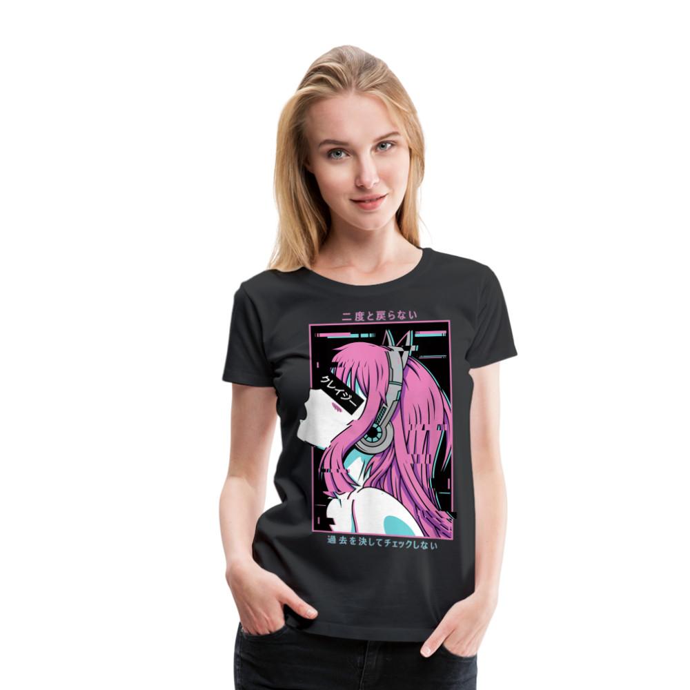Sexy Ecchi Girl Shirt Vaporwave Crazy Waifu Lewd Anime Girl Women's T-Shirt