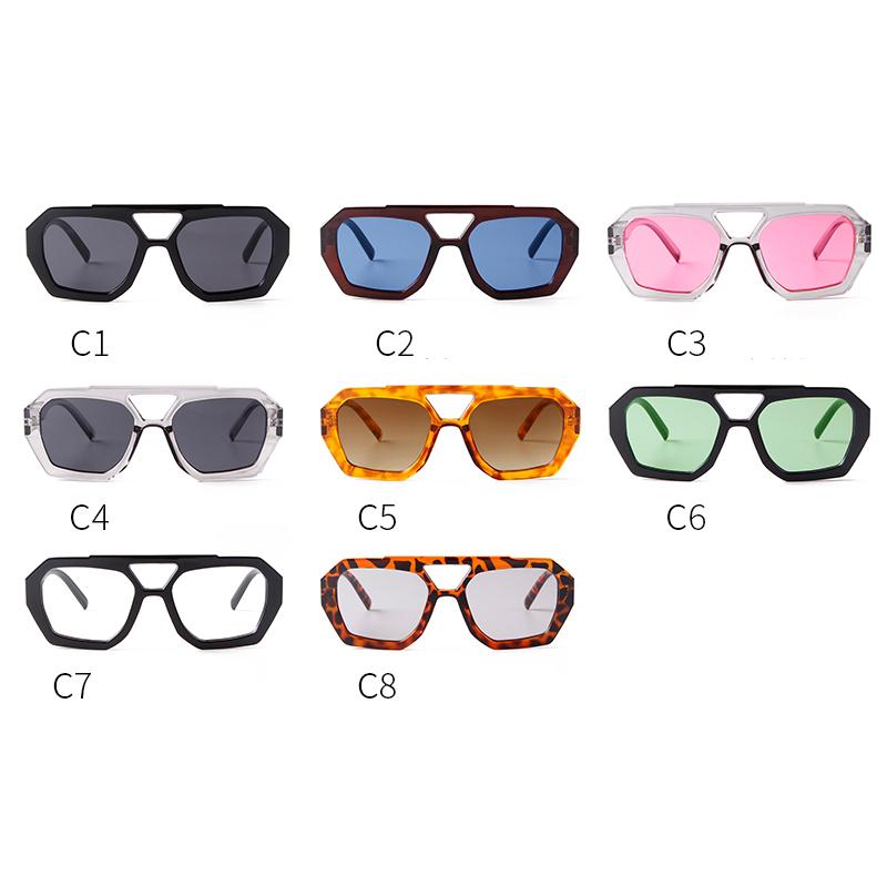 Ретро Авиаторы с двойной переносицей Женские Солнцезащитные очки Дизайнерский бренд Модные Черепаховые очки Очки Серые линзы Женские Uv400