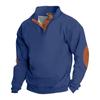 Spring And  Men's Standing Collar Sweatshirt Is Outdoor Casual Sweaters Tops