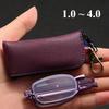 1.5 2.0 2.5 Foldable Telescopic Presbyopic Glasses  Portable Bag Anti Blue Light Glasses Reading Glasses Men Neutral