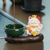 Traditional Lucky Cat Incense Burner Creative Tea Table Oraments Gift Aromatherapy Base  Offices