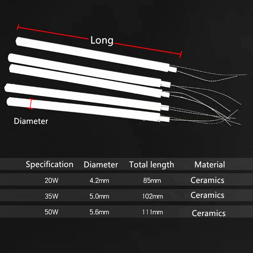 220 В 110 В Электрический нагреватель Внутренний адаптер Паяльник Нагрев Регулируемая температура Припой