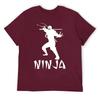 Футболка Harajuku Cool Ninja Essential, спортивная футболка, повседневная, с рисунком, юмористическая, с рисунком, фитнес, европейский размер