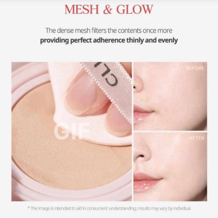 [CLIO] Kill Cover Mesh Glow Cushion с восстанавливающим SPF 50+ PA++++ (3 цвета) 15 г * 2 шт.