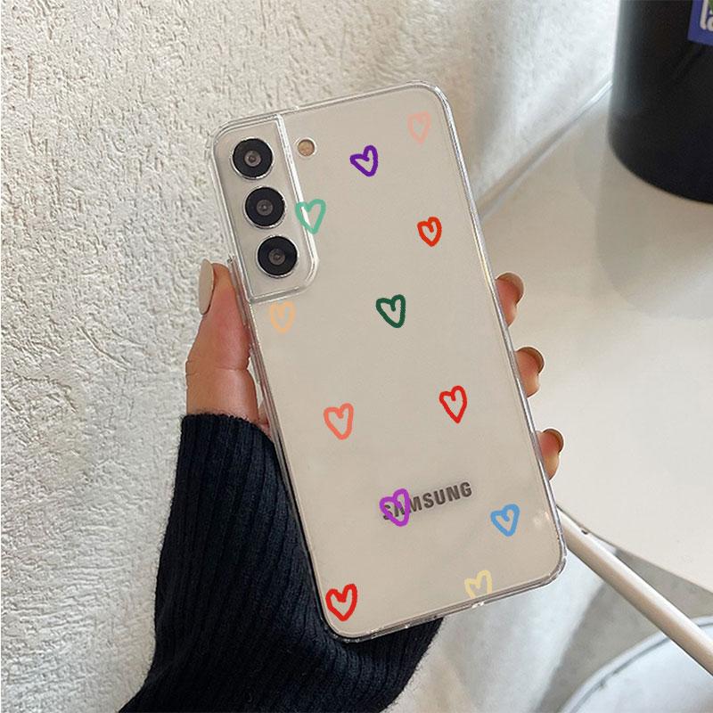 Прозрачный чехол с изображением маленького динозавра для Samsung Galaxy S22 S20 FE S21 S10 S9 Plus Note 20 Ultra 10 Lite, мягкий чехол для телефона