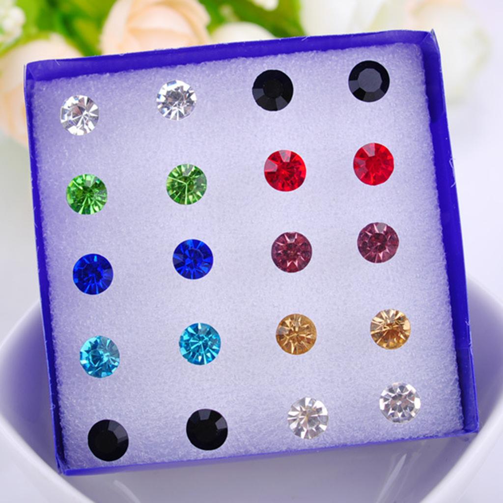 Hypoallergenic Plastic Earrings Set Versatile Plastic Earrings Adornment Comfortable Resin Backs Ear Studs Ornament